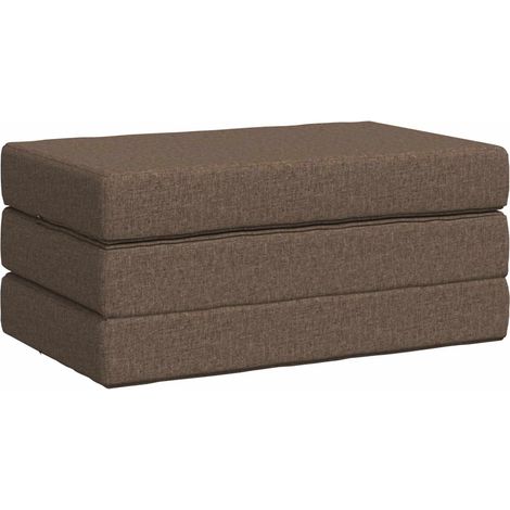 Maison Exclusive - Divano Letto Pieghevole 100 x 67 x 45 cm Tortora (1/5)