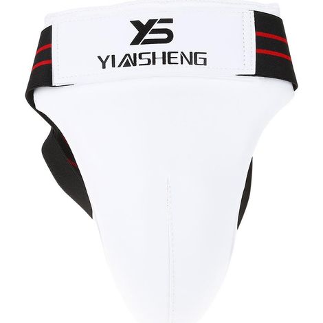 Coquille de Protection pour Boxe, Karaté et Taekwondo – Protège-Couilles et Abdominaux en Acier Léger avec Sangle Ajustable – Taille XL – Équipement de Sécurité Sportif Homme