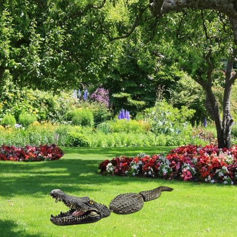 Statue Flottante Décorative pour Bassin, Piscine et Jardin - Leurre Aquatique Réaliste (1/5)