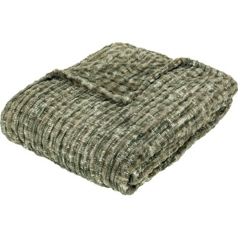 3D Flanellplaid Viggo 125x150cm - Grün