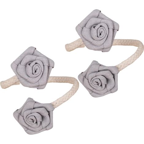 2 embrasses florales torsadées – flexibles, pour fenêtres maison, chambre ou décorations intérieures (1/4)
