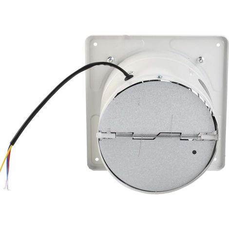 190 mm 40 W Wand-Abluftventilator, geräuscharm, für Zuhause, Badezimmer, Küche und Garage (weiß) (1/5)