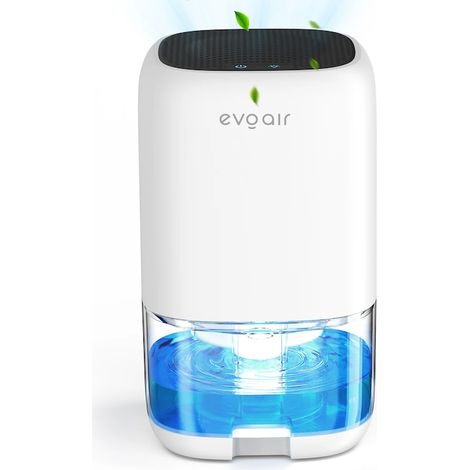 Déshumidificateur d'air Evoair HUMIX300, 300 ml/24 h, silencieux, éclairage d'ambiance 7 couleurs, réservoir 1 l, blanc (1/5)
