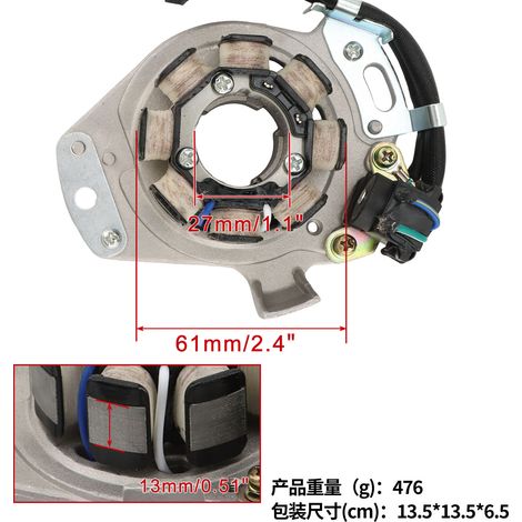Statorspulen CR250 CR250R 00-01 CR125R 2001 31100-KZ3-J31 J21 (1/4)