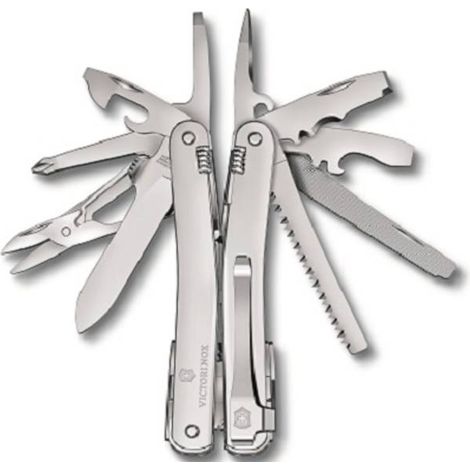 Victorinox Swiss Tool Spirit MX Clip 3.0224.MKB1 Multiutensile Numero funzioni 24 Argento
