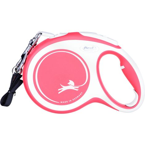 Flexi New Comfort Rouge sangle 8m : L