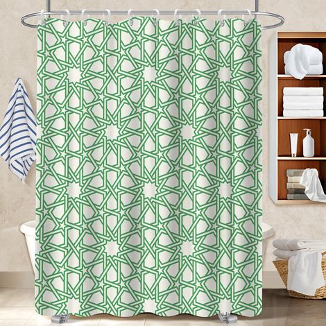 Rideau polyester pour douche 180x180 lavable rideau étanche pour un moment de détente absolue (1/5)