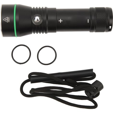 Hochleistungs-Taucherlampe, wasserdicht bis 110 Meter (IPX8), 3 Beleuchtungsmodi (1/4)
