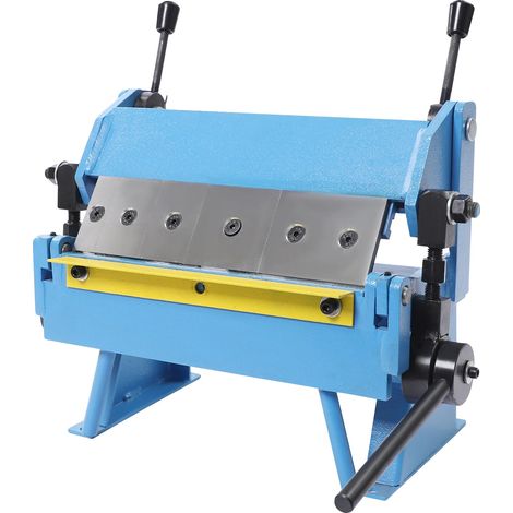 Plieur de métal manuel, largeur de pliage de 30 cm, épaisseur maximale de 1 mm, Bleu (1/2)