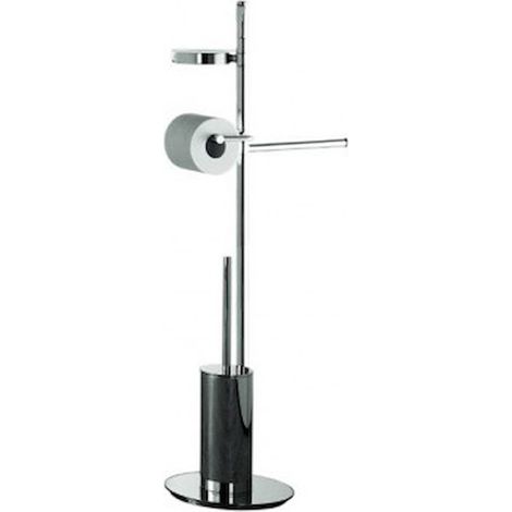COLOMBO DESIGN Planets piantane porta salvietta, sapone, rotolo e scopino cromato codice prod: B98330CR (1/2)