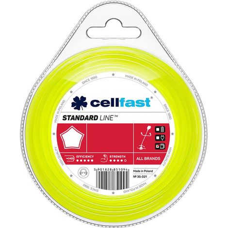 Filo per decespugliatore a forma di stella 2,4 mm 15 m - C 35-021 (1/2)