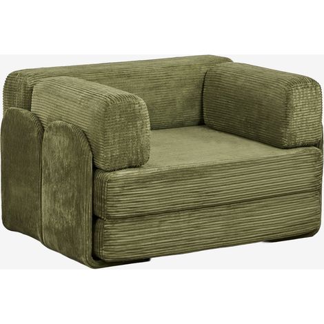 Sillón cama en pana envasado al vacío Kyoto SKLUM       