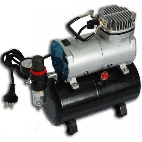 Mini Compresseur Portable Pour Aérographe Aeropen 1/5hp Réservoir 3 Lt.