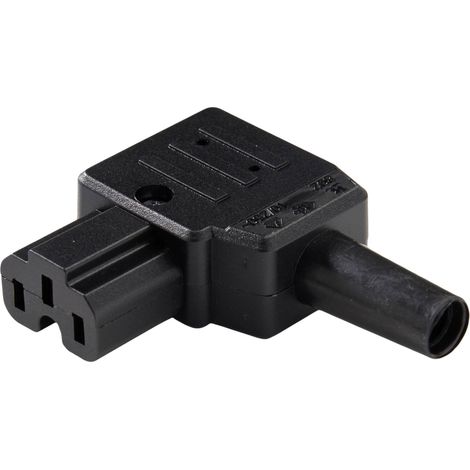Martin Kaiser 892/sw Connectique pour appareils chauffants mâle, coudé 10 A noir 1 pc(s) Q814463