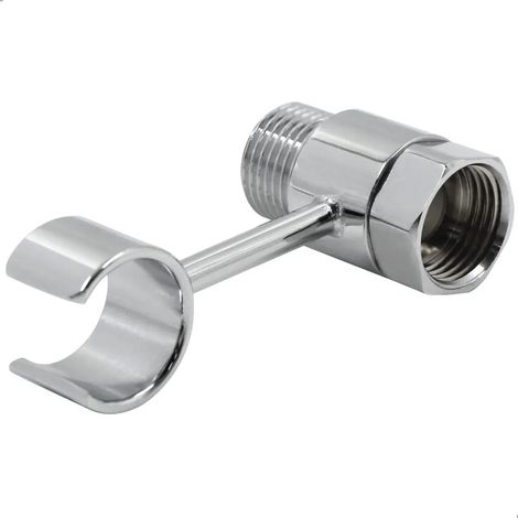 Duschkopfhalterung, abnehmbare Handbrausekopfhalterung - 20-mm-Universalanschluss, kein Bohren erforderlich. (1/5)