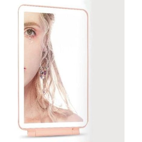 Andowl - Specchio Per Trucco Con Illuminazione 3 Tonalità Di Luce Bianca Per Bagno Comodino Q-jz1600 - (1/3)