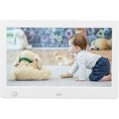 Cadre photo numérique 7,8 pouces, écran LED HD 1080p, capteur de présence, télécommande, affichage photo, lecture vidéo, prise UE 100-240 V (1/5)
