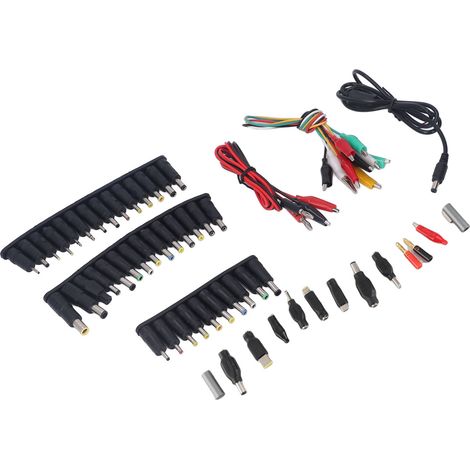 Adaptateur chargeur PC portable universel multifonction 58 pièces embouts alimentation DC compatibles HP (1/5)