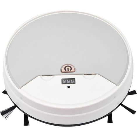 Aspirateur robot de balayage automatique à télécommande intelligente avec aspirateur de balai de réservoir et aspirateur de vadrouille intégré pour les poils d'animaux de compagnie de tapis de sol dur