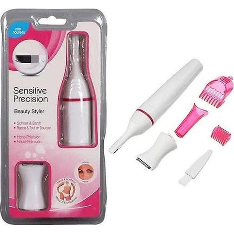 Tondeuse à poils de nez électrique 4 en 1 pour femmes (1/4)