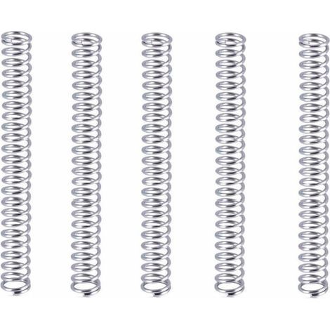 Stück – Druckfeder – Edelstahl 304 – Korrosions- und verschleißfest für industrielle Mechanismen – Silber – 15 x 100 mm (1/4)