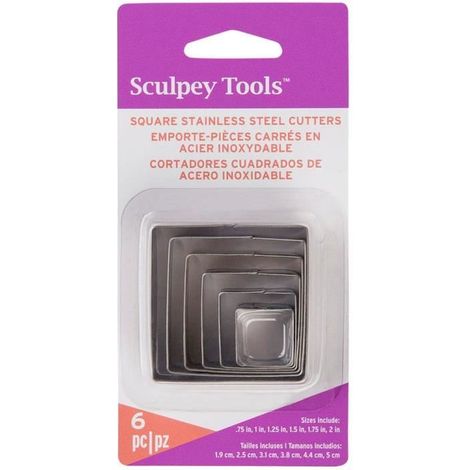 Premo Cutter Set 6/Pkg-Square