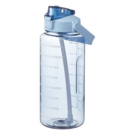 Gourde de sport grande taille bleue 2000 ml (1/4)