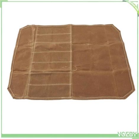 Sac en rouleau pour couteaux - FAFEICY - Kaki - Toile cirée imperméable - Portable - Protection des lames (1/5)