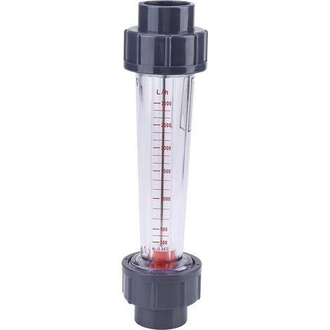 Durchflussmesser für Kunststoffrohre (300–3000 l/h), LZS-25 Kunststoff-Flüssigkeitsdurchflussmesser DN25 zur Messung des momentanen Flüssigkeitsdurchflusses (1/5)