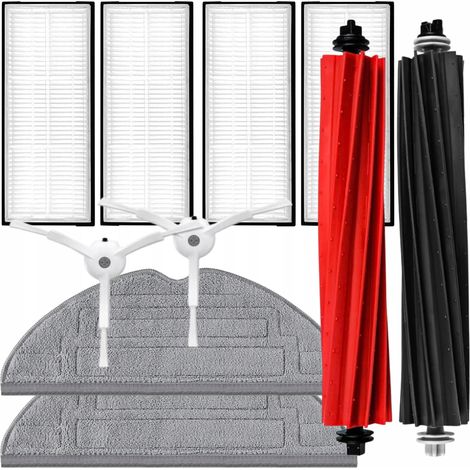 Spazzole, filtri, panni per RoboRock S8 S8 MAX S8 ultra set di accessori bianco (1/5)