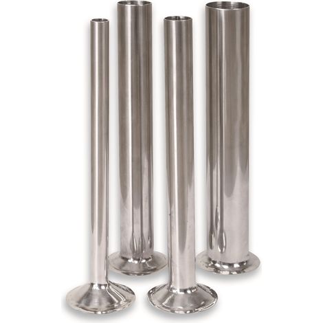 F. DICK Füllrohre-Set 4-teilig Zubehör für Wurstfüller, RohrÃƒ¸ 12, 18, 24, 30 mm