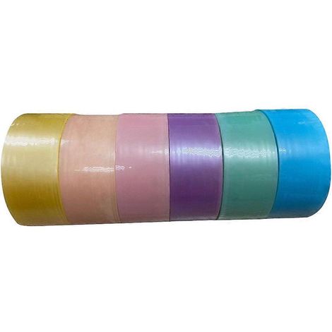 rouleaux de ruban adhésif coloré, rubans adhésifs à faire soi-même, rubans adhésifs colorés en boules, rubans relaxants-3.6CM