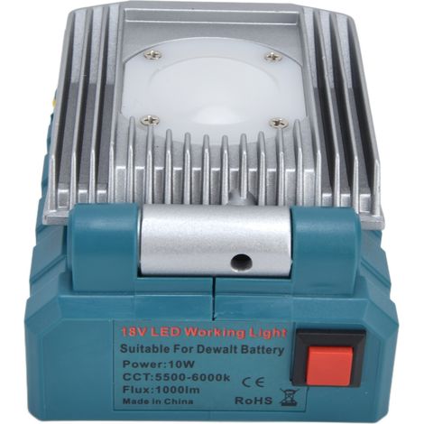 10-W-LED-Arbeitsleuchte, kabellos, tragbar, batteriebetrieben, Notlaterne für Camping (1/5)