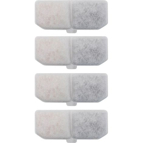 Nestling Baumwoll-Wasserspenderfilter für Haustiere, Ersatzfilter für Katzentrinkbrunnen, Filter für Katzenfütterung und -tränke, Aktivkohlefilter für Trinkbrunnen (1/5)