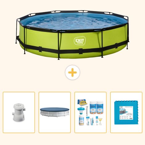 Exit-toys Piscine Exit Ronde - 360x76 cm - 5-pièces SCB16 (1/5)