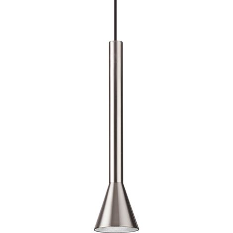 Sospensione Moderna Diesis Metallo Cromo Led 7W K 3000Luce Calda