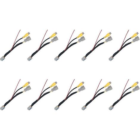 Lot de 10 câbles vidéo RCA pour caméra de recul Mitsubishi Outlander ASX GF GG ZJ 13-20 (1/5)