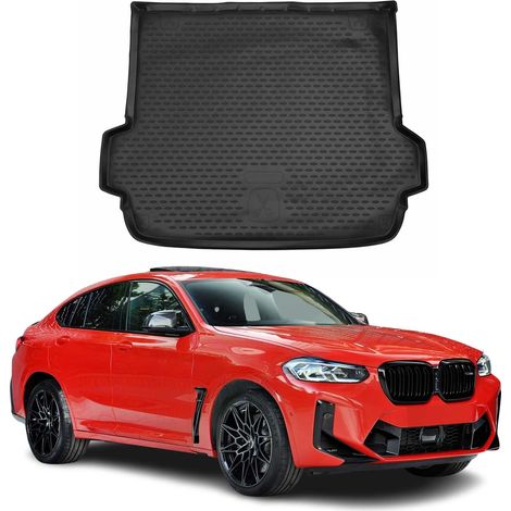 OMAC Kofferraumwanne Auto Kompatibel mit Renault Twingo 2014 bis 2018, Antirutsch Wasserdicht, 3D Premium TPE, Schwarz (1/5)