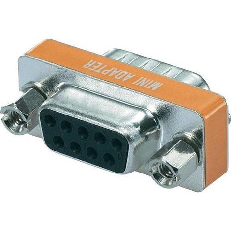 Adaptador Null-Modem DB9 hembra-hembra  Gris (1/4)