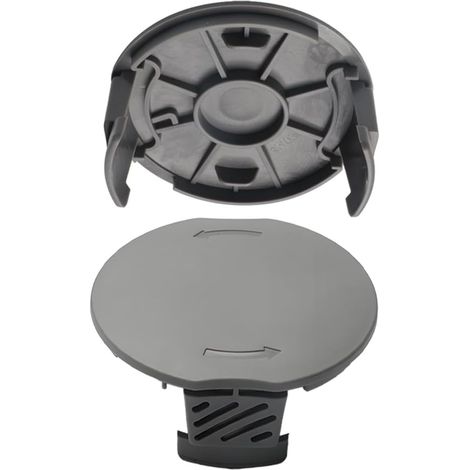 2 PCS compatible avec les tondeuses Bosch F016F05320,pièces Capuchons de bobine(Noir),Capuchon de Tondeuse à Gazon Bobine de Remplacement (1/5)