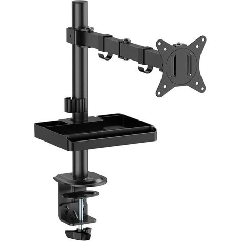 Support articulé Advance XtendMounts Single Noir pour écran plat ou incurvé de 17 à 32