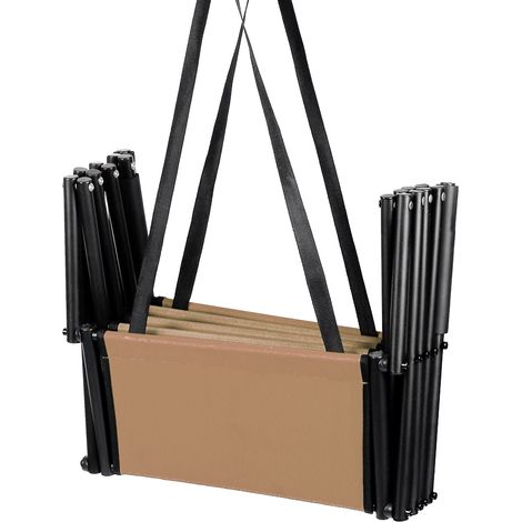 Haloyo Rampa per cani, La rampa pieghevole,4 gradini Rampa per cani,101 x 76 x 47 cm,marrone (1/5)