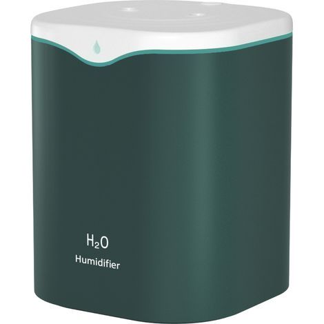 2L Dual Spray Humidifiers with LED Light, Cool Mist, Auto Shut-Off, Portable Desktop Humidifiers for Bedroom, Home (1/5)