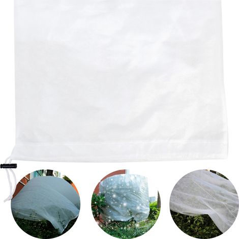Voile d'hivernage antigel pour plantes, housse de protection contre le gel pour arbres et arbustes, couverture végétale résistante. (1/3)
