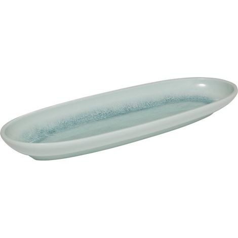 Plat Lea 40,7x15,2cm bleu - Atmosphera créateur d'intérieur