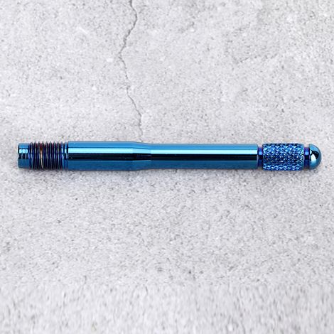 Reifenmontierstift M12x1,5, Hilfsmittel zur Radmontage für die meisten deutschen Fahrzeuge, Farbe: Hellblau (1/5)