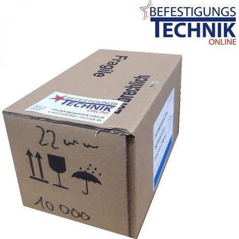 Klammern für Prebena GX 22mm verzinkt Paslode S16 ZH-22 IM200/50 S200-S16 4200 S-16 10,0M KL-21 K"-"EN12534K
