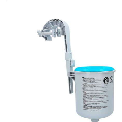 Intex 28000 surface skimmer, freestanding or mounted on a pipe – For above-ground pools, removes leaves and insects, adjustable float, fine mesh net, optional telescopic handle--DTEKGAZ