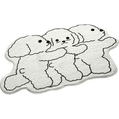 1 Alfombrilla de baño, cachemir, antideslizante, con base de plástico, absorbente, para baño (1/5)