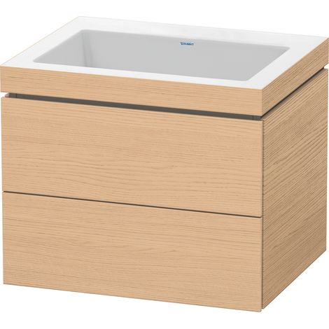 Duravit L-Cube conjunto encolado a pared, 2 cajones, sin (1/2)